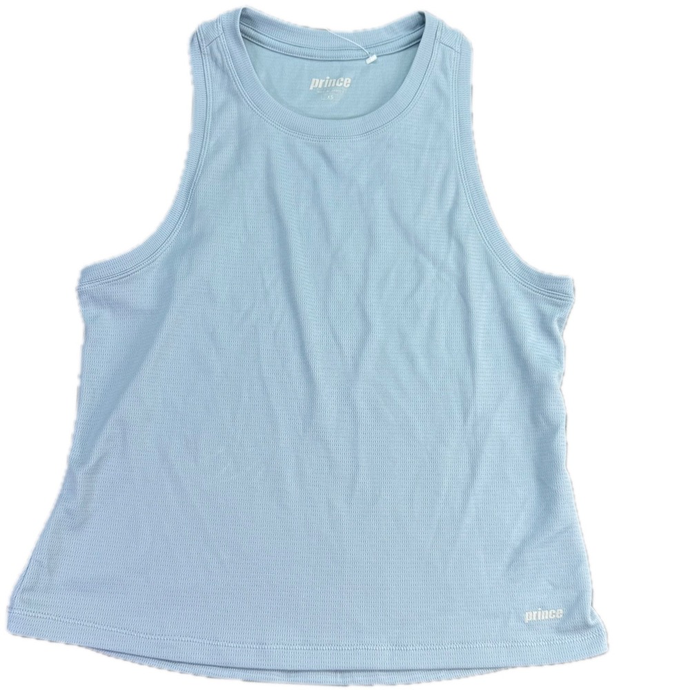 Prince Tank Top Women XS Blue Racerback Mesh Active Tennis Athletic 4292